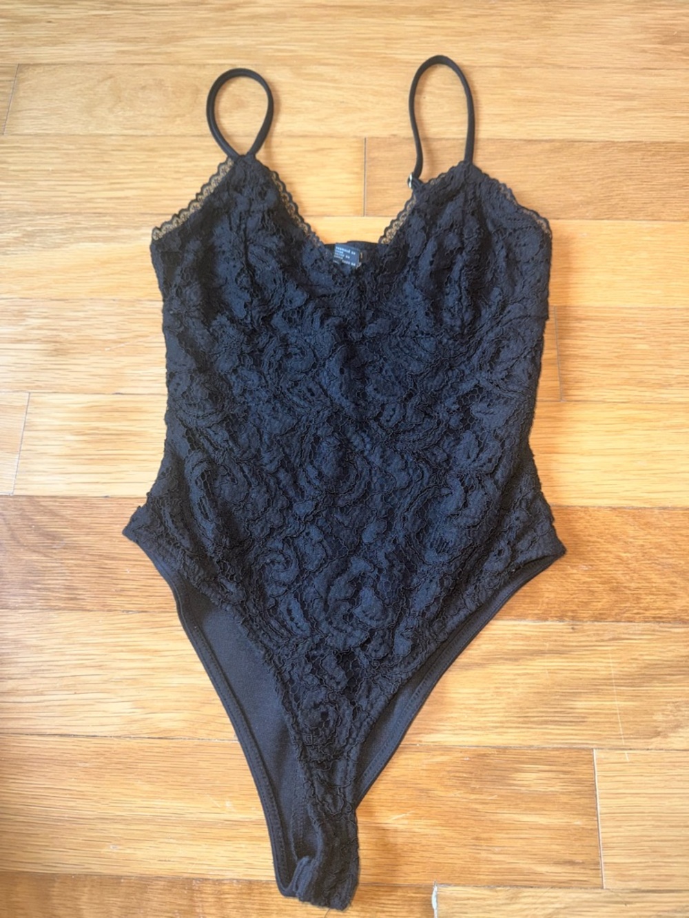 Forever 21 Black Lace Bodysuit